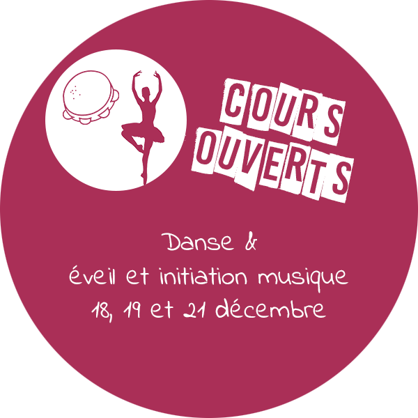 Cours ouverts danse & éveil et initiation musicale